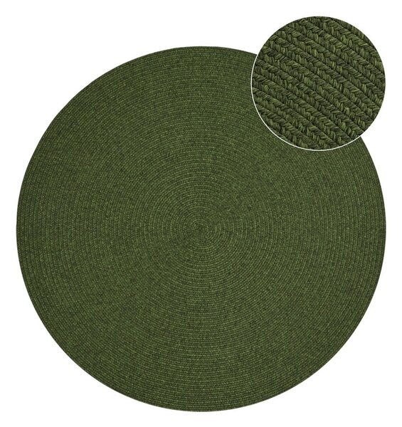 Covor verde rotund de exterior ø 150 cm - NORTHRUGS