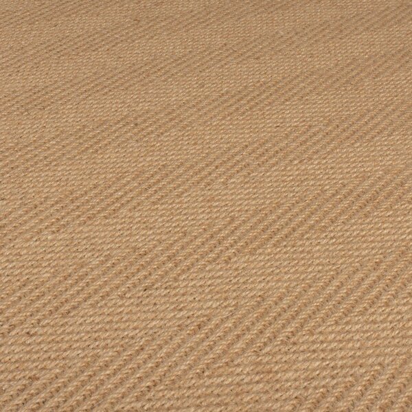 Covor tip traversă în culoare naturală din iută 60x600 cm Kira – Flair Rugs