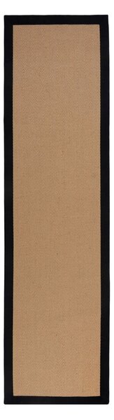 Covor tip traversă în culoare naturală din iută 60x600 cm Kira – Flair Rugs