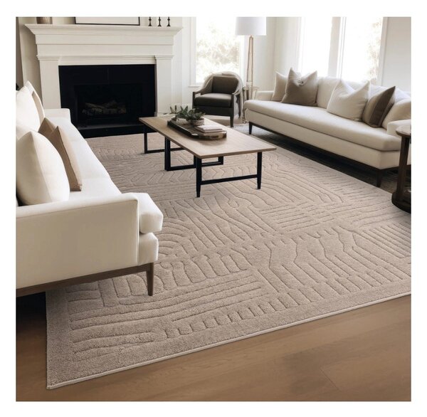 Covor bej 200x290 cm Valley – Asiatic Carpets