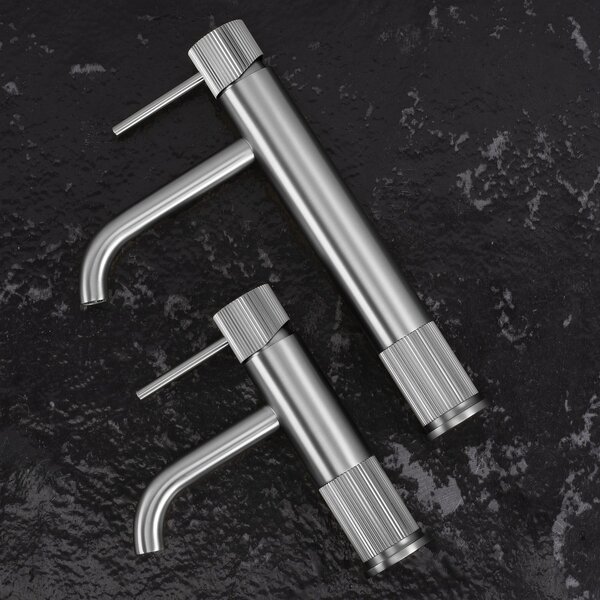 Baterie pentru baie Rea Lungo Stripe Brush Nickel Low