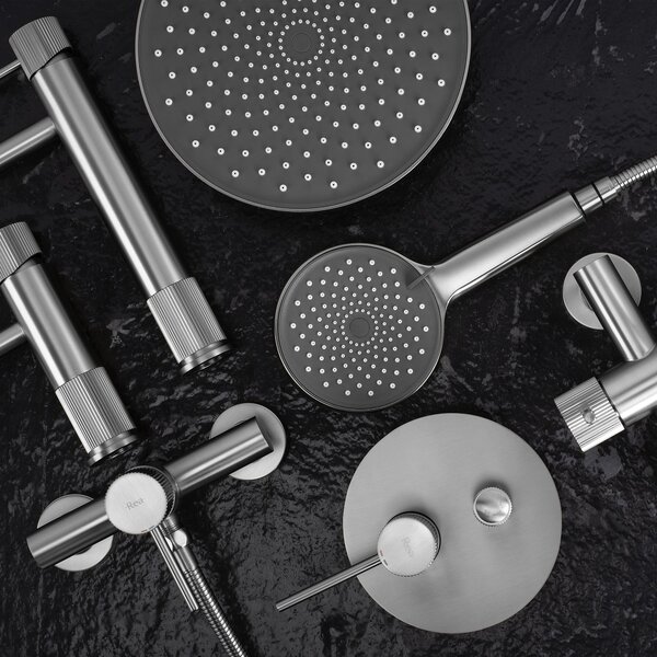 Set de dus incastrat Rea Lungo Stripe Nickel Brush + BOX