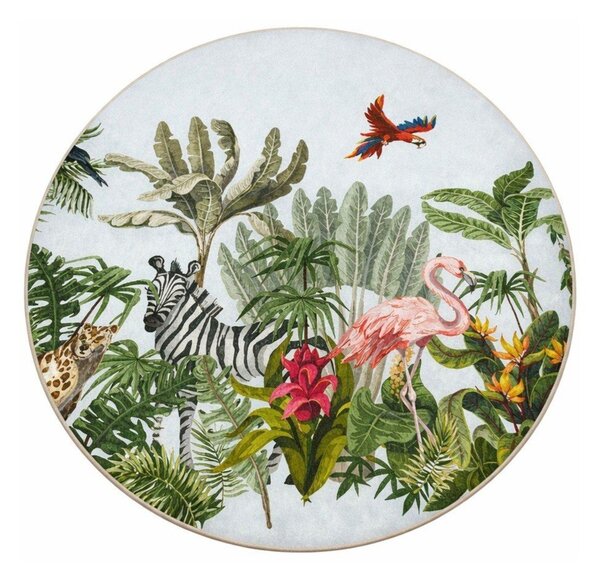 Covor pentru copii lavabil ø150 cm Jungle – Mila Home