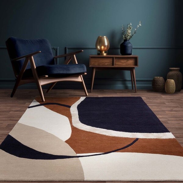 Covor cărămiziu handmade din lână 160x230 cm Matrix – Asiatic Carpets