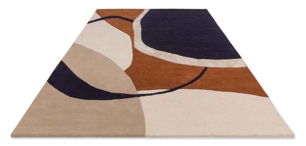 Covor cărămiziu handmade din lână 160x230 cm Matrix – Asiatic Carpets
