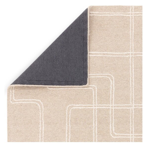 Covor bej handmade din lână 120x170 cm Ada – Asiatic Carpets