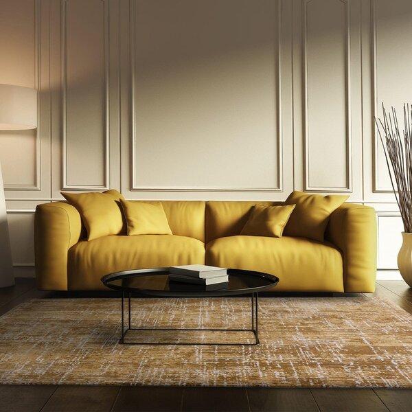 Covor galben muștar 200x290 cm Kuza – Asiatic Carpets