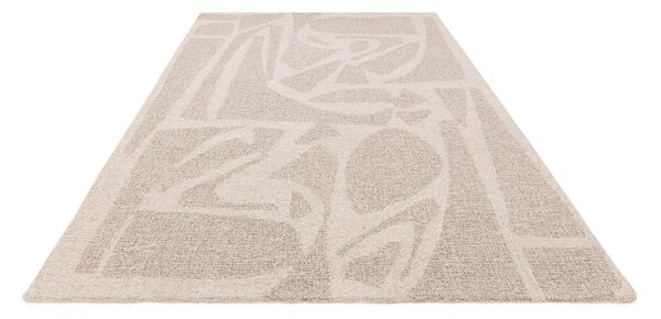 Covor crem handmade din lână 120x170 cm Loxley – Asiatic Carpets