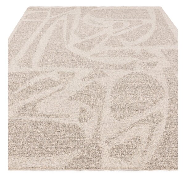 Covor crem handmade din lână 120x170 cm Loxley – Asiatic Carpets