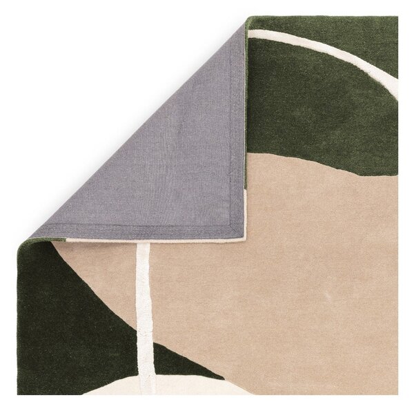 Covor verde handmade din lână 160x230 cm Matrix – Asiatic Carpets