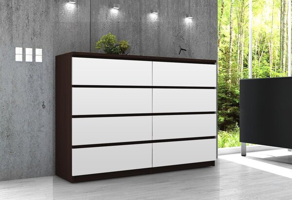 Comodă Keanu III (wenge + Alb). Promo -12%. 1151928