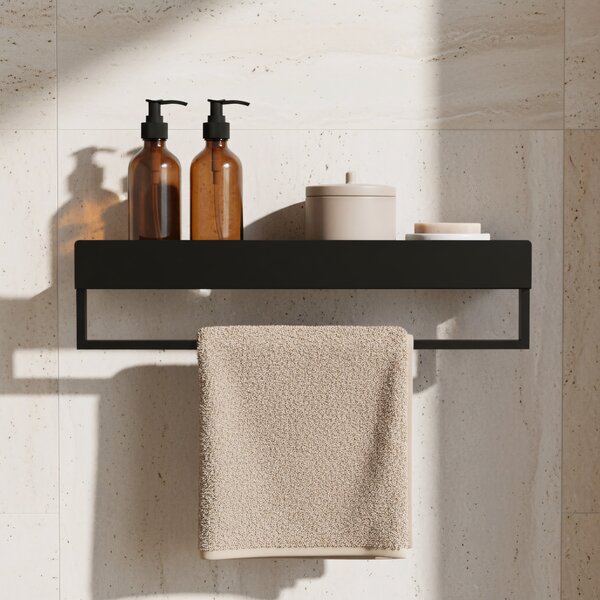 Raft pentru baie SF01 45cm black matt