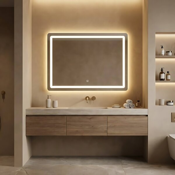 Oglindă LED 80x60cm P10407