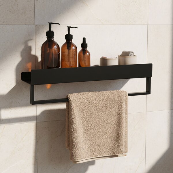 Raft pentru baie SF01 45cm black matt