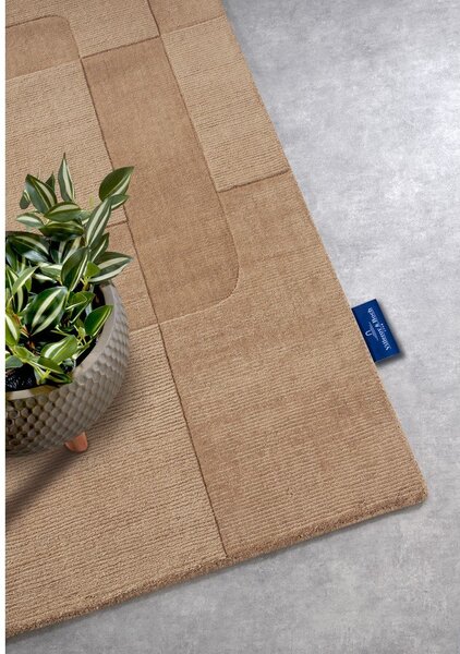 Covor tip traversă bej țesut manual din lână 80x250 cm Charlotte – Villeroy&Boch