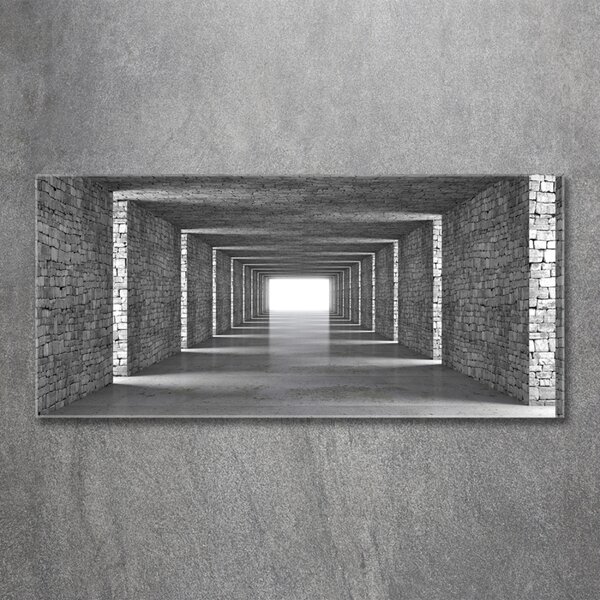 Fotografie imprimată pe sticlă tunel Cărămidă