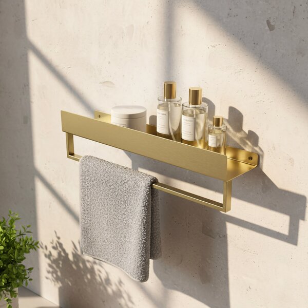 Raft pentru baie SF01 45cm gold brush