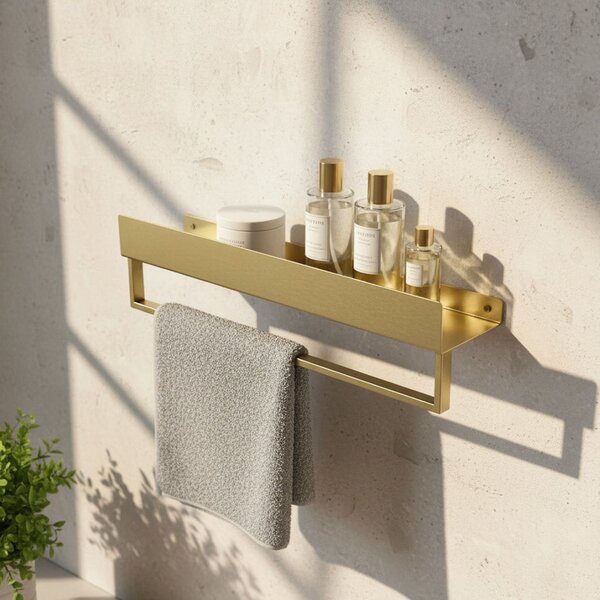 Raft pentru baie SF01 60cm gold brush