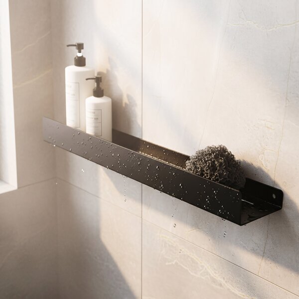 Raft pentru baie SF04 60cm black matt