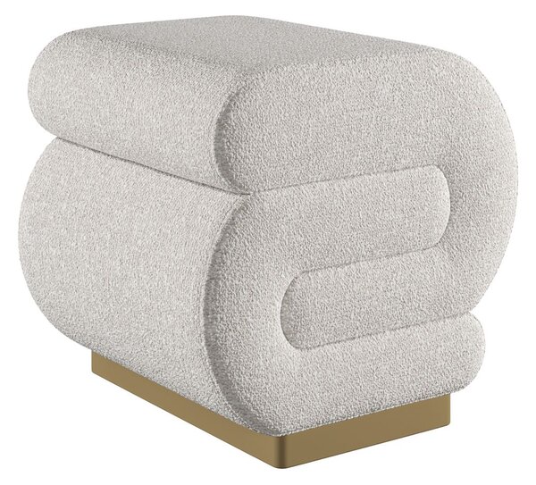 Taburete Snaker (crem). Promo -24%. 1153782