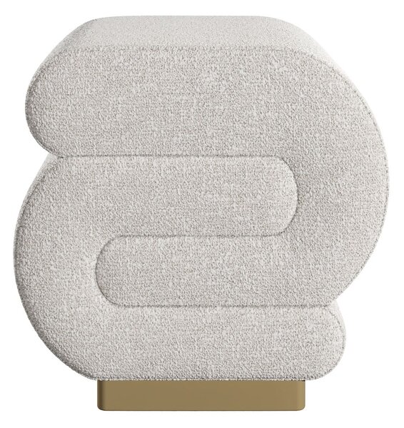 Taburete Snaker (crem). Promo -24%. 1153782