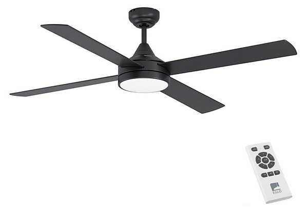 Ventilator LED dimabil de tavan TRINIDAD LED/20W/230V negru Eglo 35085 + telecomandă
