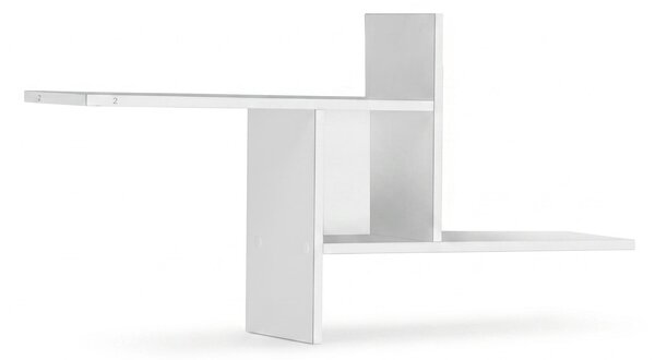 Raft de perete Adore Windmill cu 3 Compartimente, 100x50x18 cm