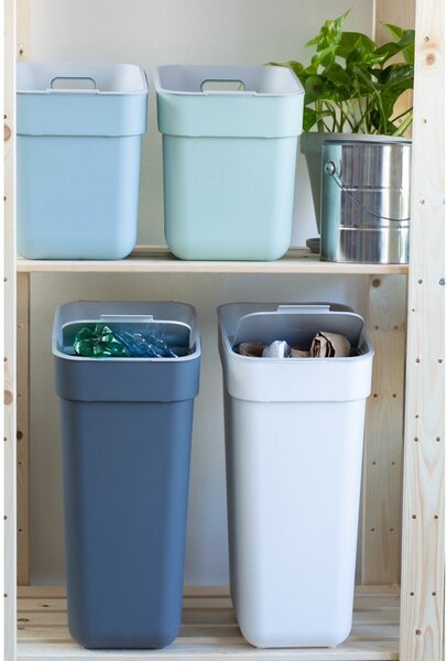 Coș de gunoi verde deschis de reciclat din plastic reciclat 20 l Ready To Collect – Curver