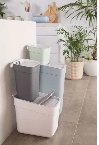 Coș de gunoi verde deschis de reciclat din plastic reciclat 20 l Ready To Collect – Curver