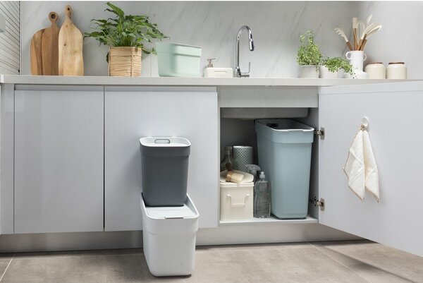 Coș de gunoi verde deschis de reciclat din plastic reciclat 10 l Ready To Collect – Curver