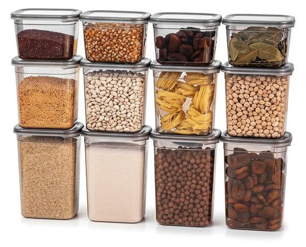 Set cutii pentru depozitarea alimentelor 3 x 4 buc