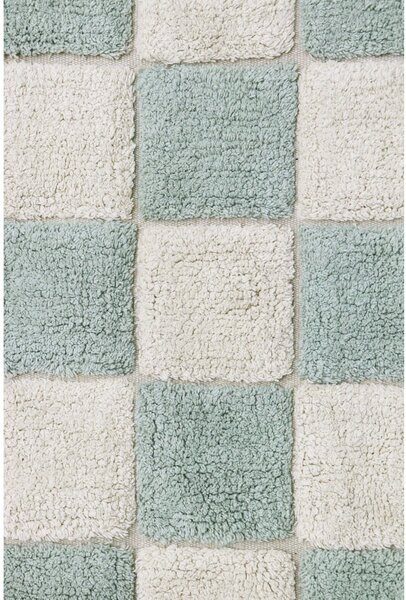 Covor albastru deschis/crem lavabil/țesut manual din bumbac 120x160 cm Kitchen Tiles Blue Sage – Lorena Canals