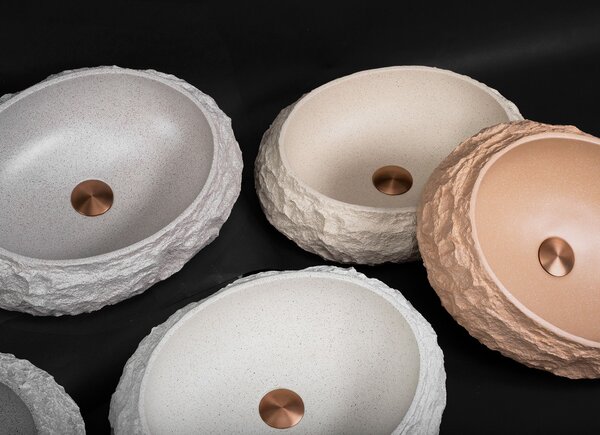 Lavoar pe blat Mika Warm Beige