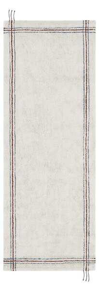 Covor tip traversă crem lavabil/țesut manual din bumbac 80x230 cm Cuisine Natural – Lorena Canals