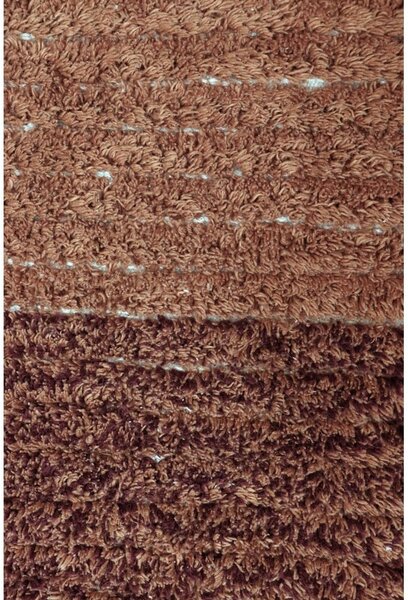 Covor cărămiziu din bumbac 80x140 cm Twin Toffee – Lorena Canals