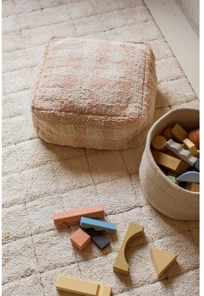 Covor crem lavabil/țesut manual din bumbac 170x240 cm Mosaic – Lorena Canals