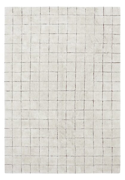 Covor crem lavabil/țesut manual din bumbac 170x240 cm Mosaic – Lorena Canals