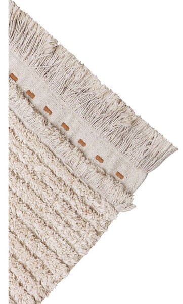 Covor tip traversă bej din bumbac 80x230 cm Duetto Sage – Lorena Canals