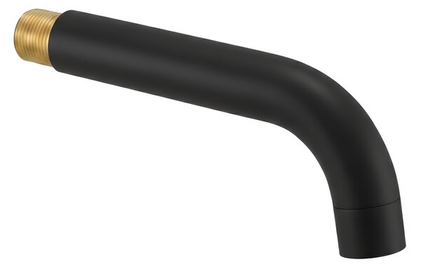 Pipă pentru baterie încastrată Rea Lungo 16 cm Black