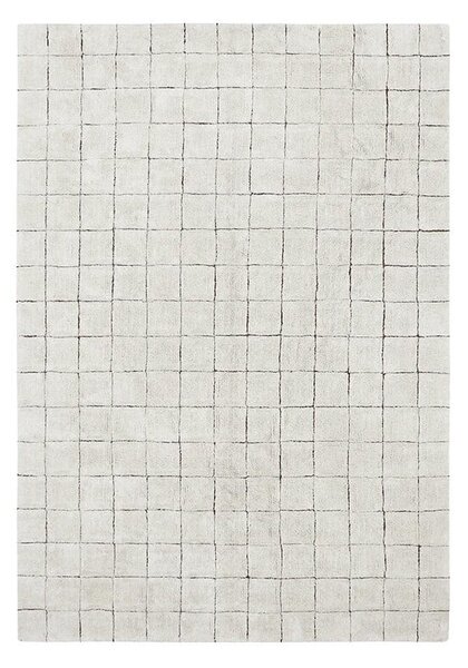 Covor crem lavabil/țesut manual din bumbac 120x160 cm Mosaic – Lorena Canals