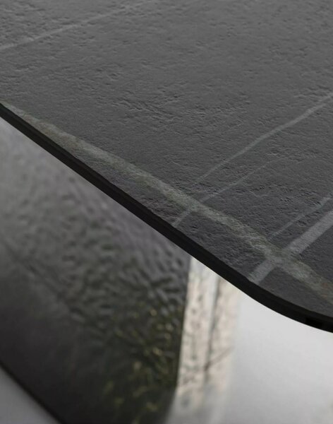Masă extensibilă Moncler Ceramic Sahara Noir (160-240x90 cm)