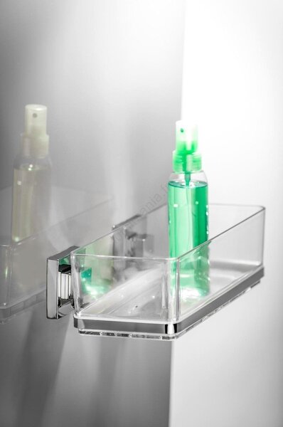 Suport pentru cosmetice Wenko cu sistem de prindere Vacuum-Loc, până la 33 kg