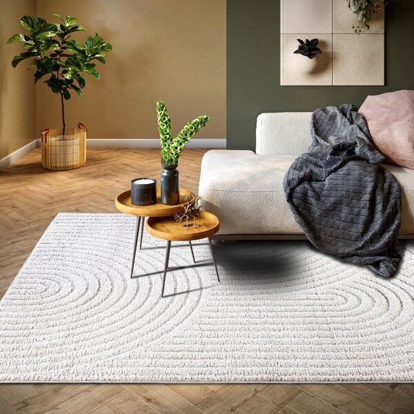 Covor alb 120x170 cm Panglao New York White – Elle Decoration