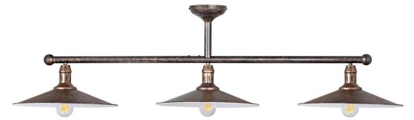 BRILAGI - Lustră cu tijă FORGE 3xE27/60W/230V cupru/patină