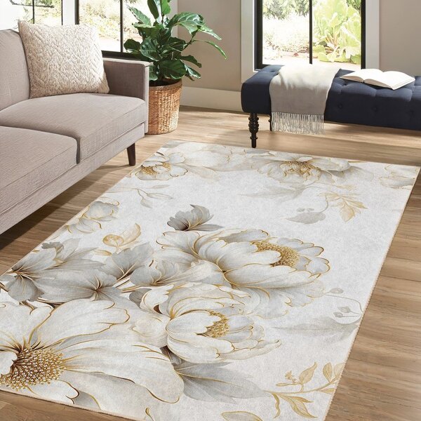 Covor tip traversă crem lavabil 80x200 cm Soft and Gentle – Mila Home