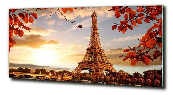 Tablou pe pe sticlă Turnul Eiffel din Paris