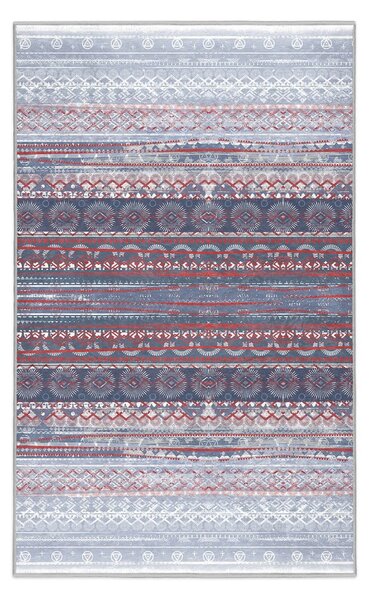 Covor mov/gri lavabil 80x150 cm Vintage Stripe – Mila Home