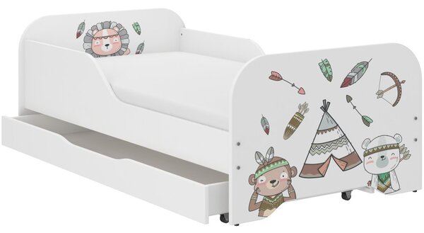 Pat de calitate pentru copii, cu motiv nativ american 140 x 70 cm