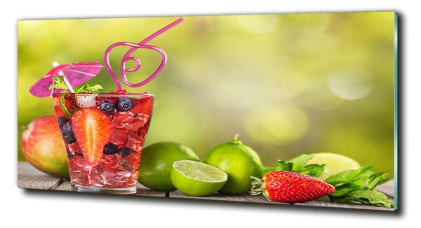 Tablou Printat Pe Sticlă cocktail de fructe