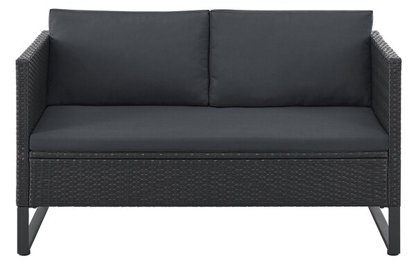Juskys Set rattan Santorini - negru